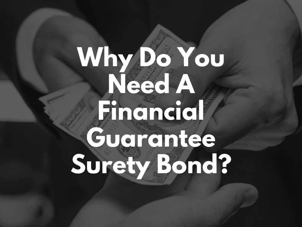 surety bond - why would you need a surety bond - two hand giving money to someone