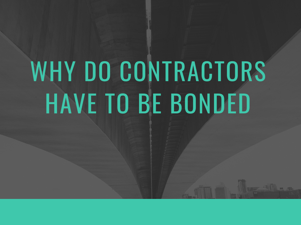 surety bond - Why is it necessary for contractors to be bonded - buildings in black and white