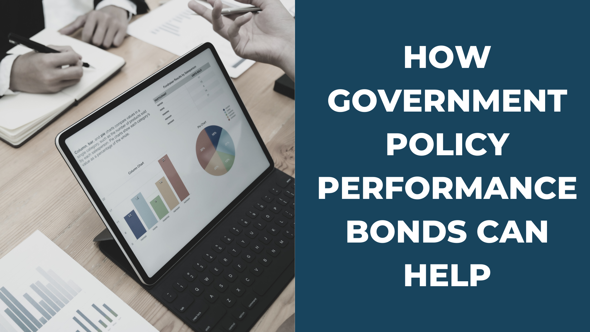 performance bond - What is the purpose of a performance and Payment Bond - laptop with graphs