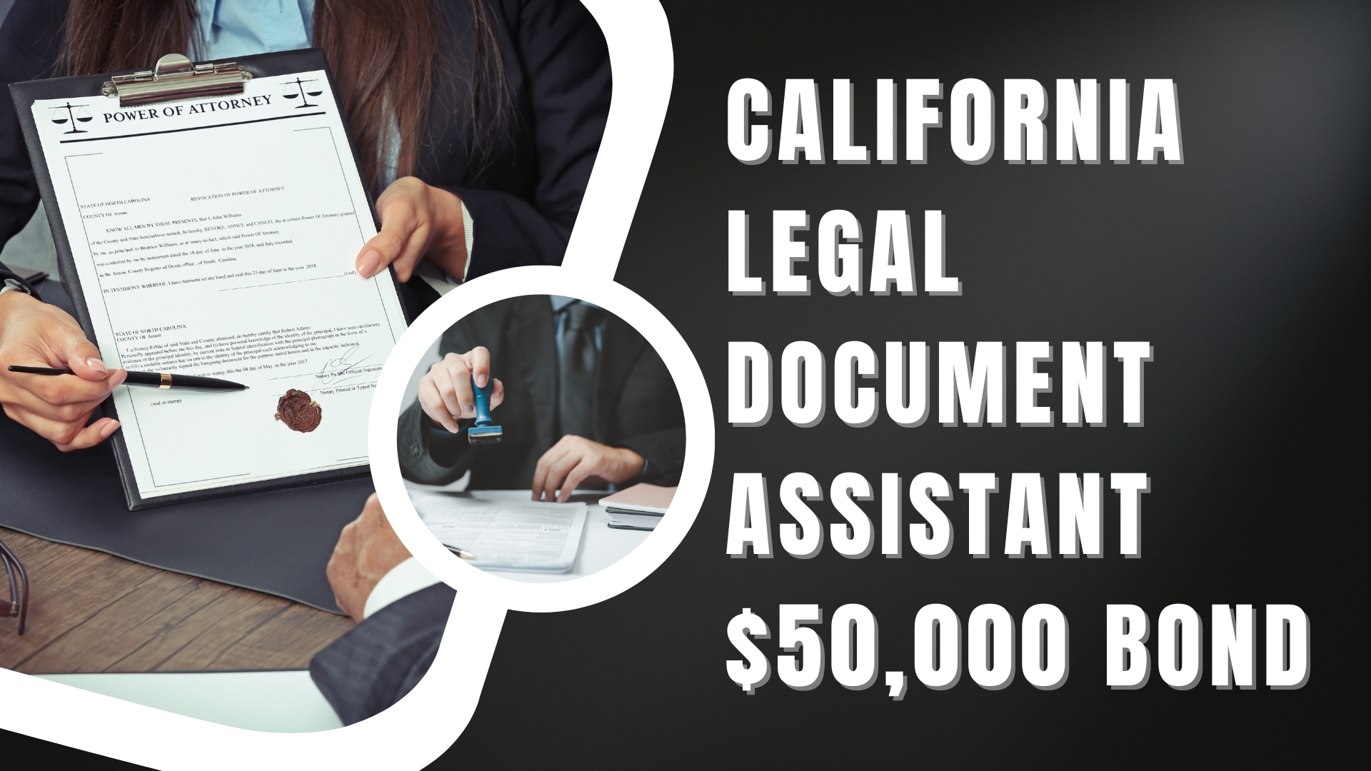 Surety Bond-California Legal Document Assistant $50,000 Bond