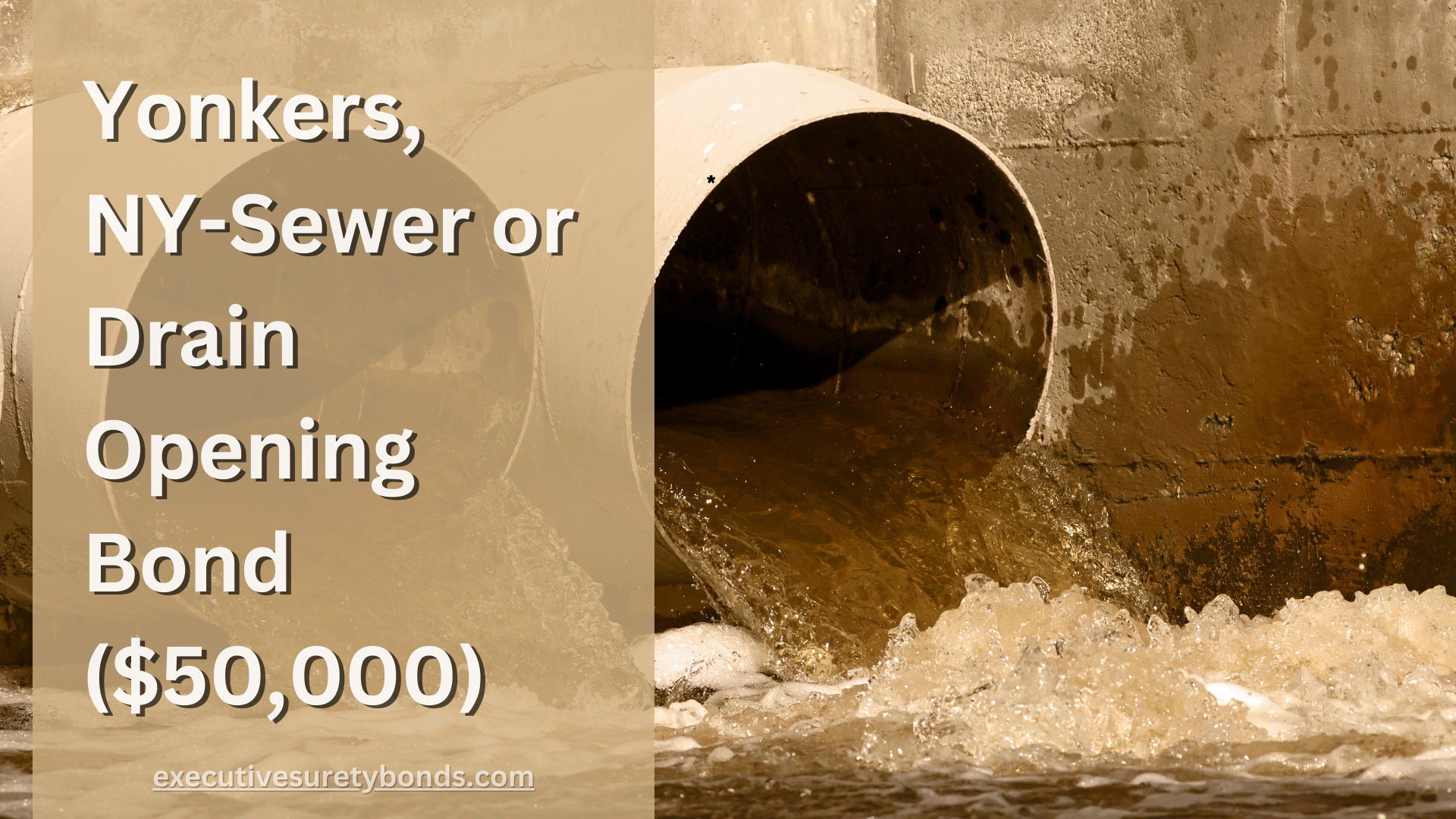 Yonkers, NY-Sewer or Drain Opening Bond ($50,000)