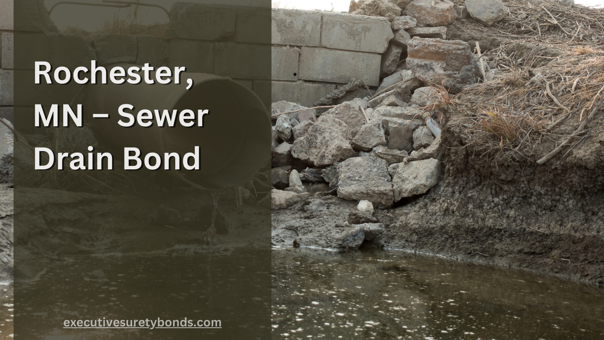 Rochester, MN – Sewer Drain Bond