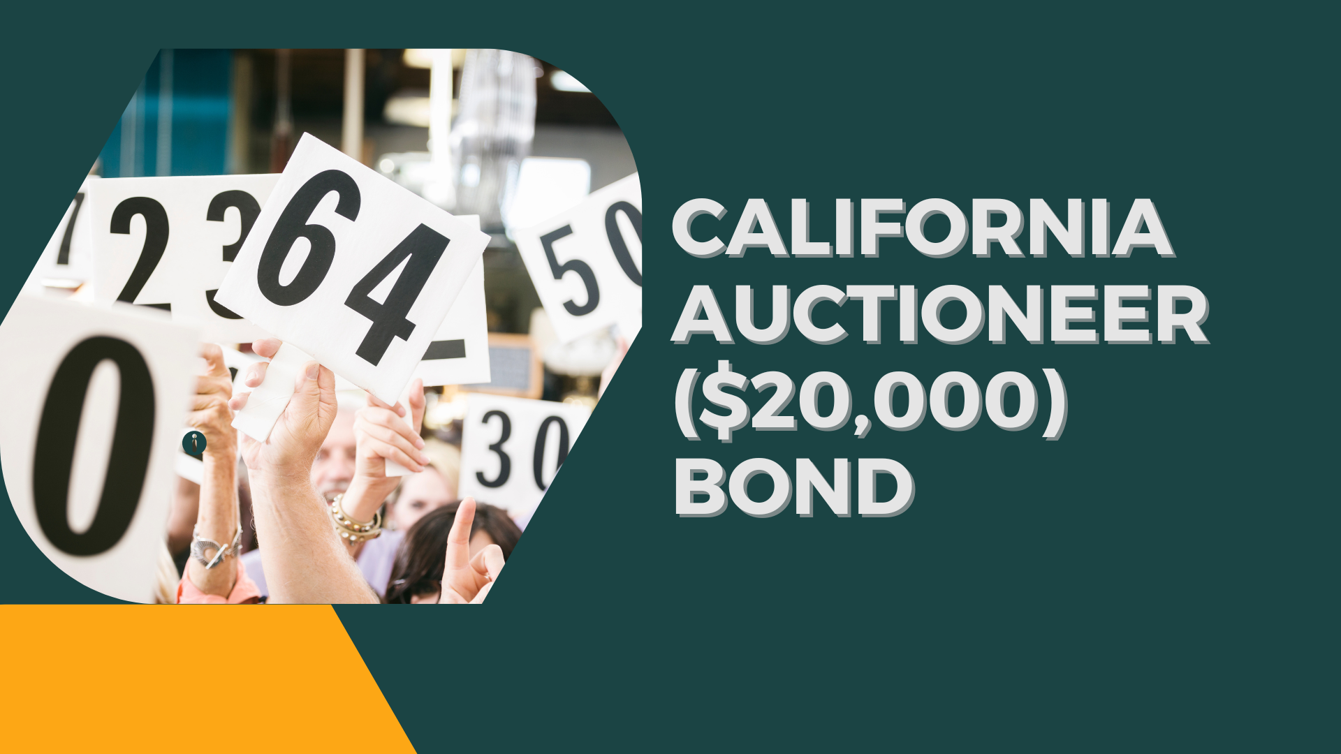 Surety Bond-California Auctioneer Bond