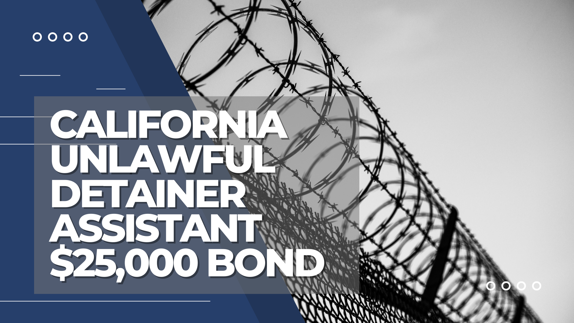 Surety Bond-California Unlawful Detainer Assistant $25,000 Bond