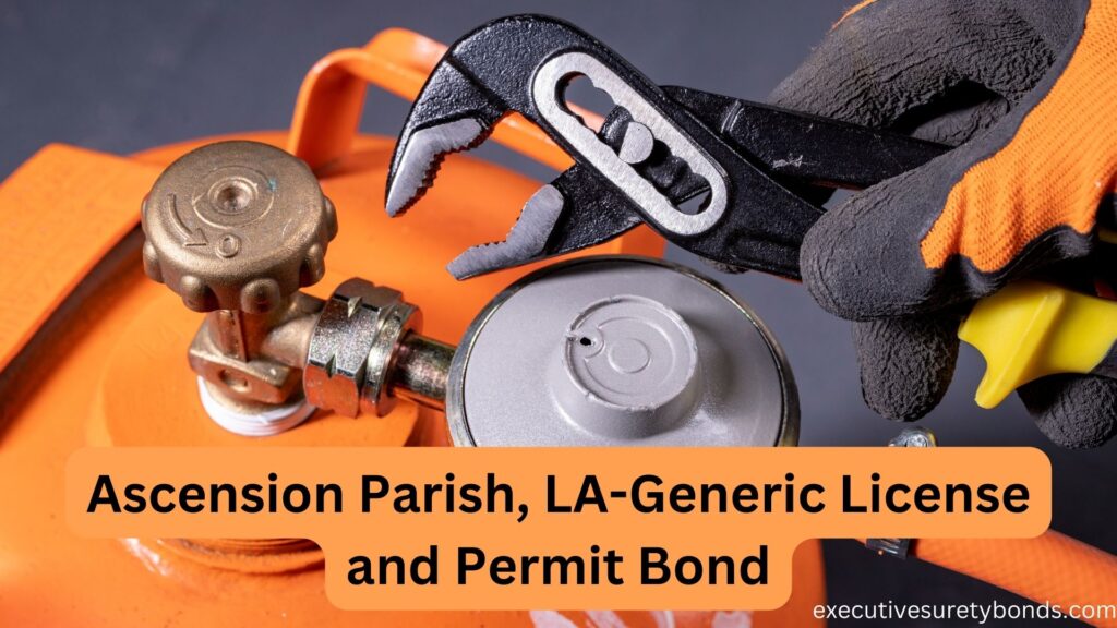 Louisiana Right-of-Way – Installation of Water, Gas or Sanitary Sewer Lines Bond