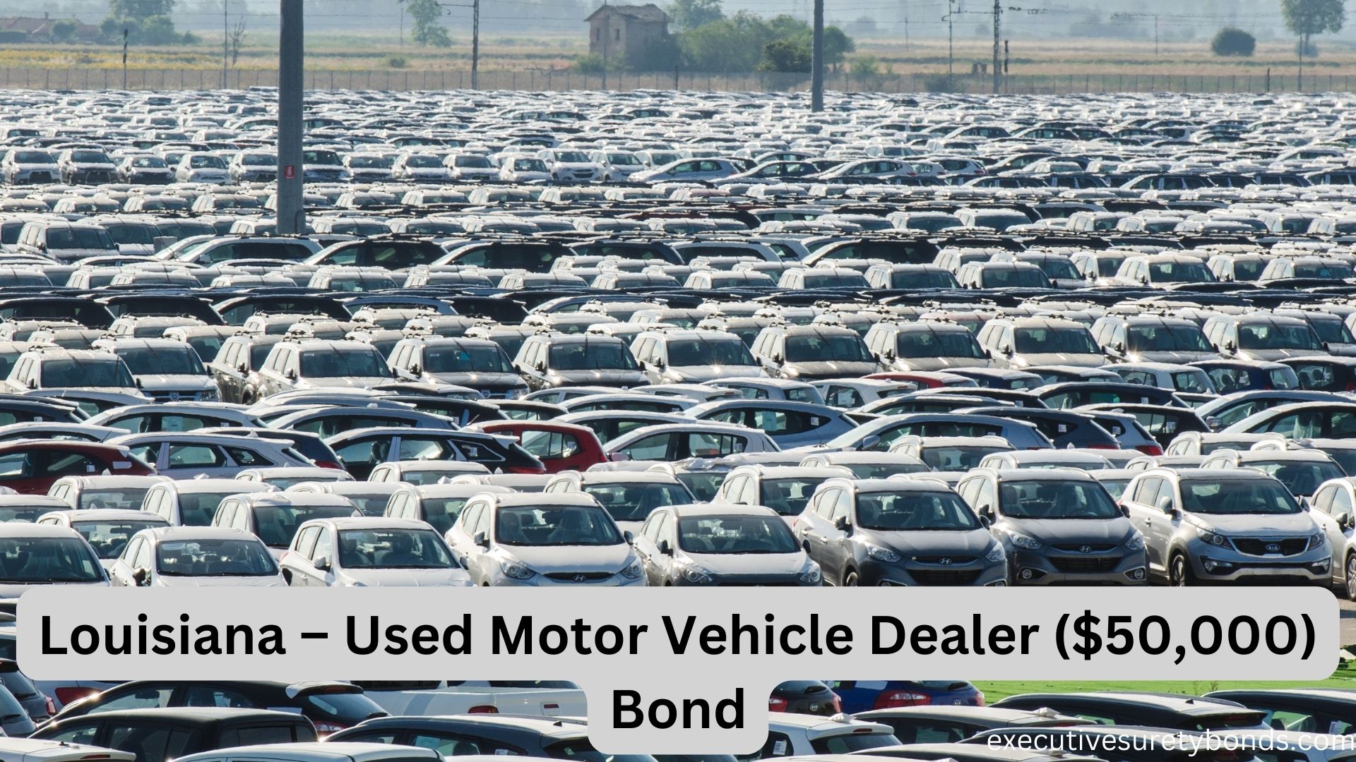 Driving Trust The Louisiana Used Motor Vehicle Dealer (50,000) Bond