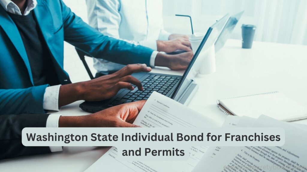 Washington State Individual Bond for Franchises and Permits
