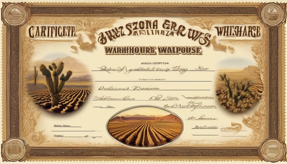 arizona grower warehouse certification