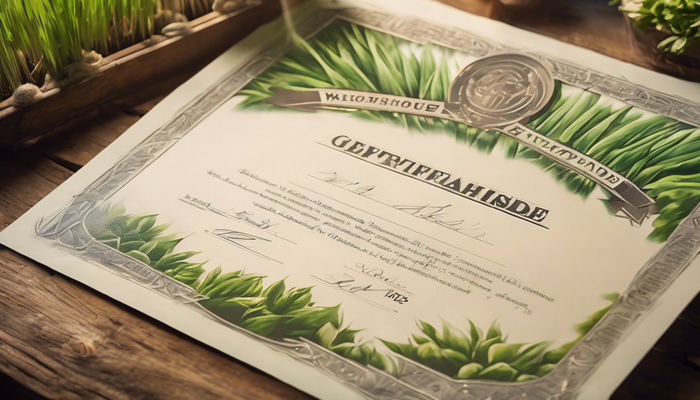 grower warehouse certificate application