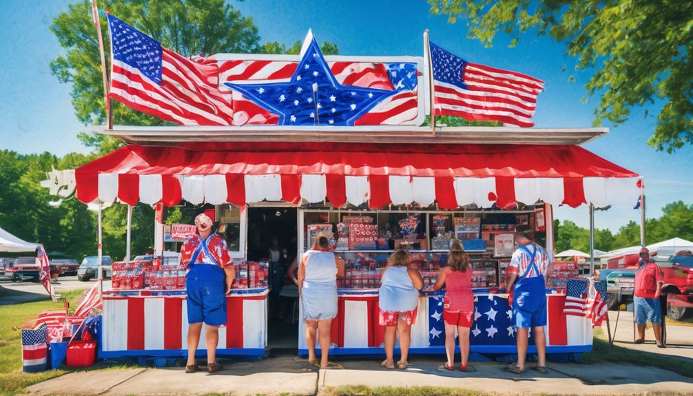 securing firework stand bond