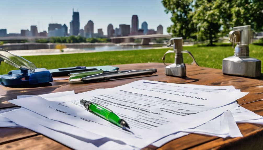 applying for licenses and permits