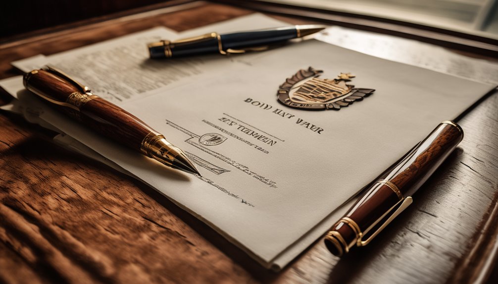 bond application documentation needed