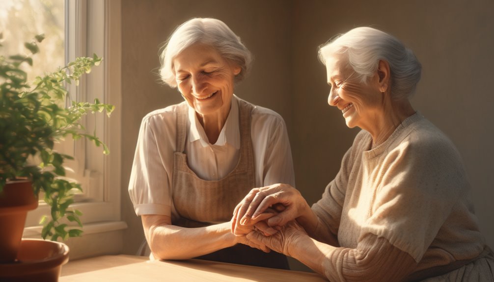 bonding caregivers and clients