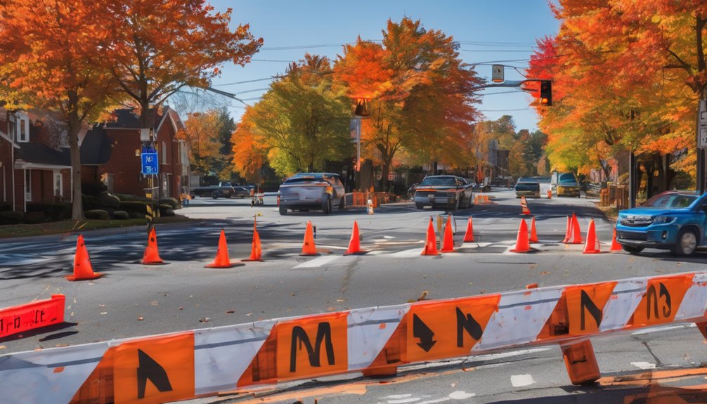 construction right of way
