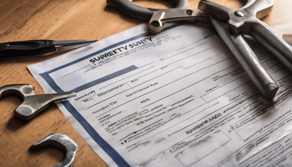 contractor surety bond application