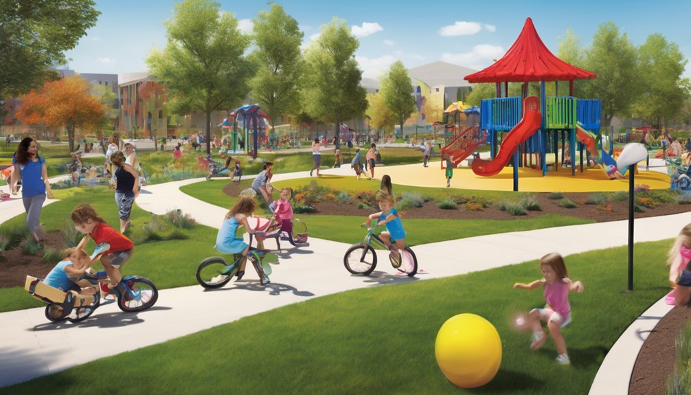 enhanced outdoor activity spaces