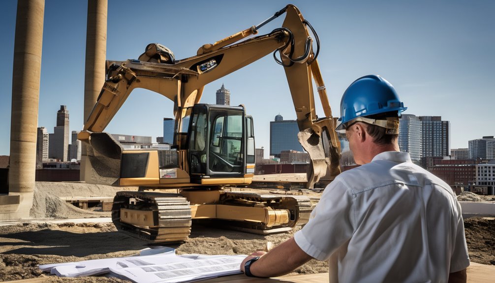 excavator bond application requirements