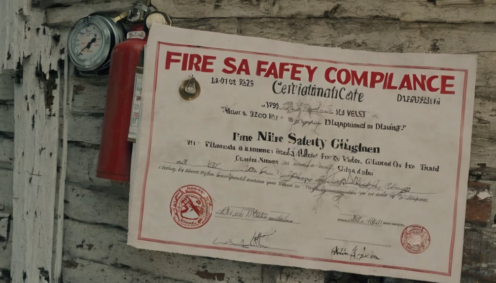 fire safety penalties enforced