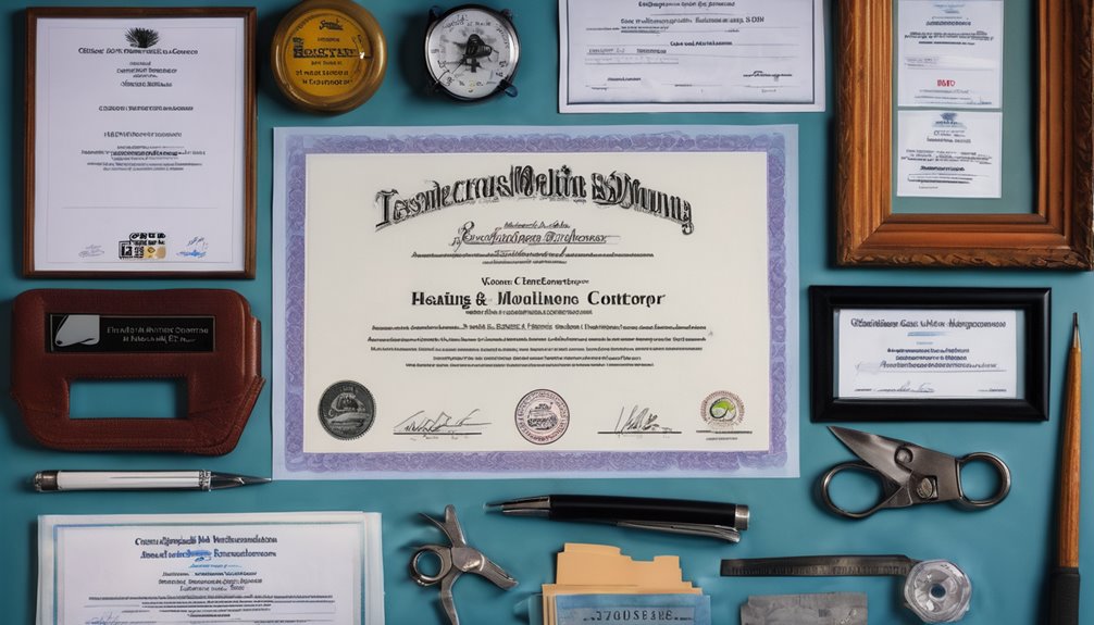 heating contractor license process
