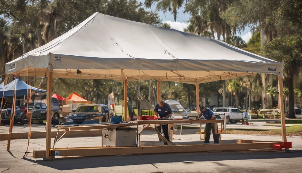 hiring tent contractor tips