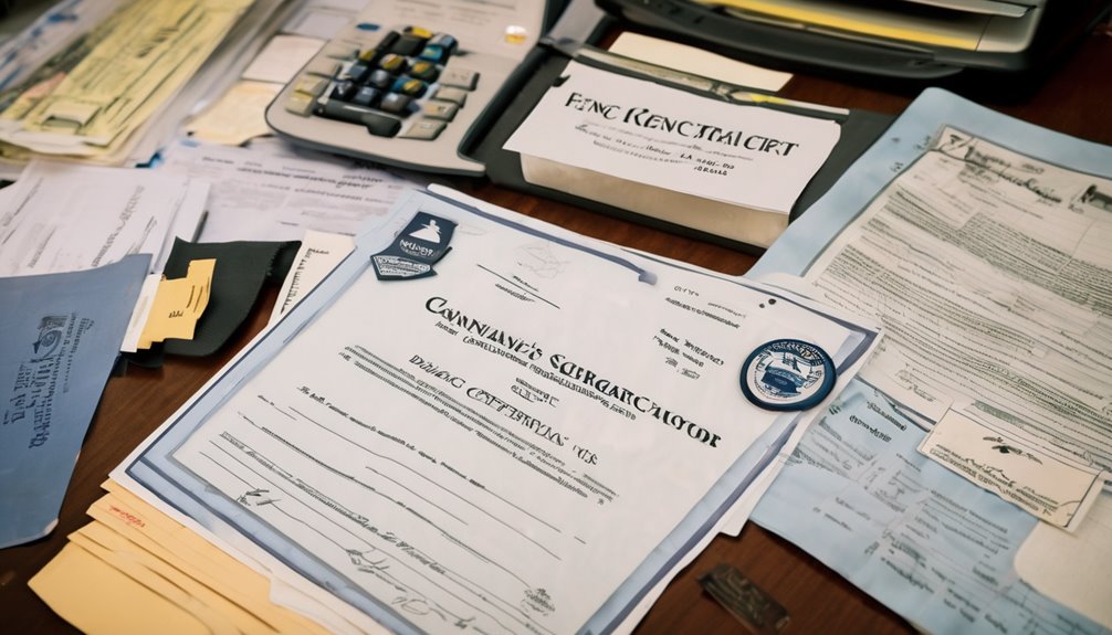 license application documentation needed