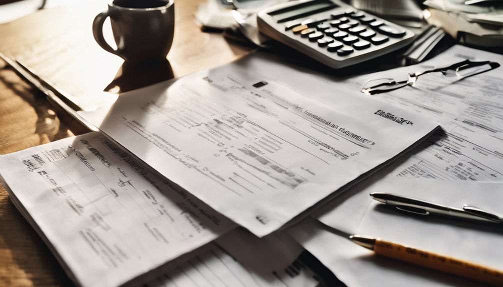 necessary papers and payments