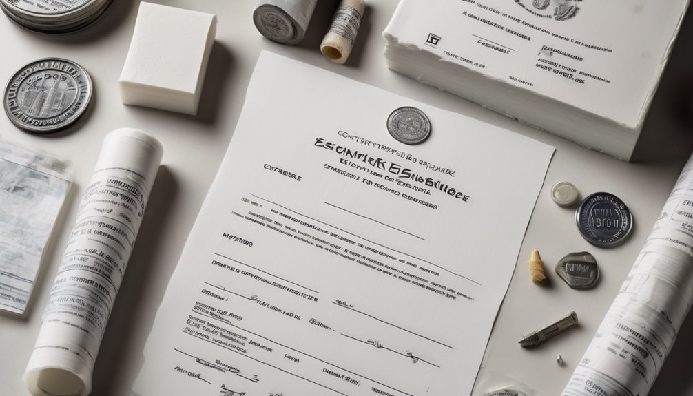 necessary paperwork and costs