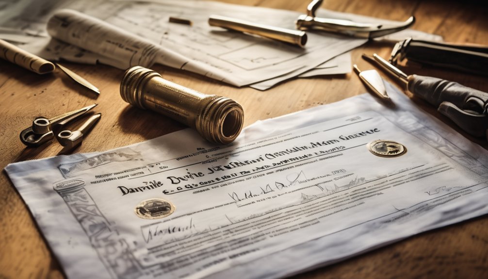 necessary paperwork and details