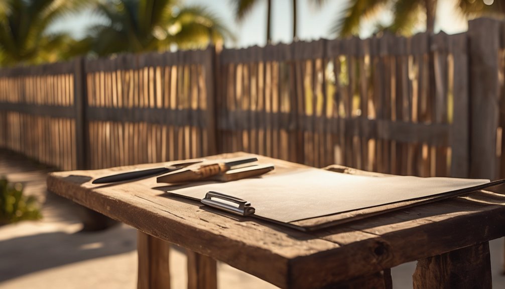 palm beach fence compliance bond