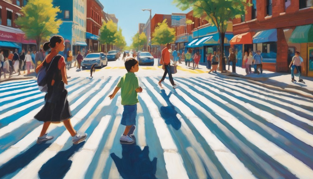 pedestrian priority crossing rules