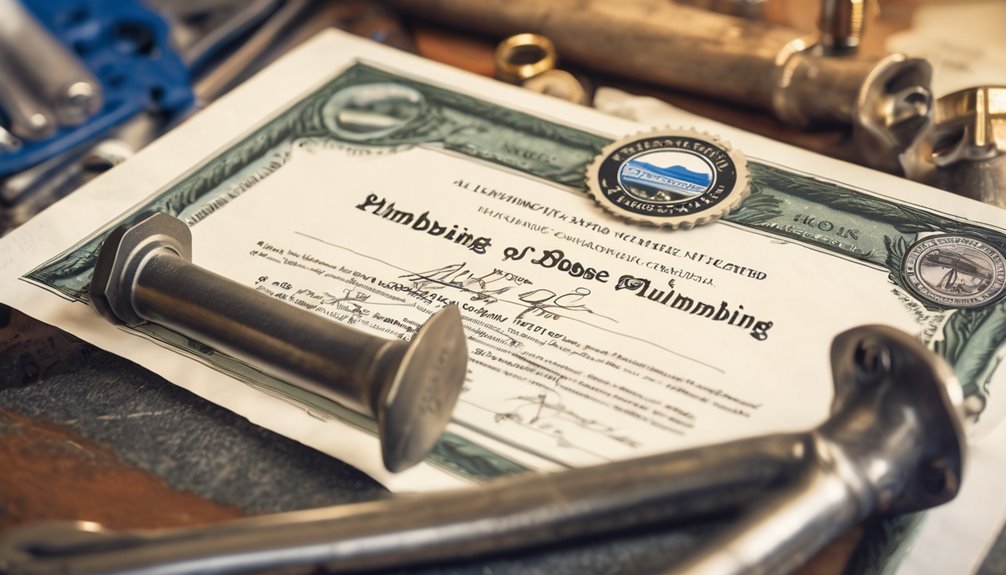 plumbing license and bond