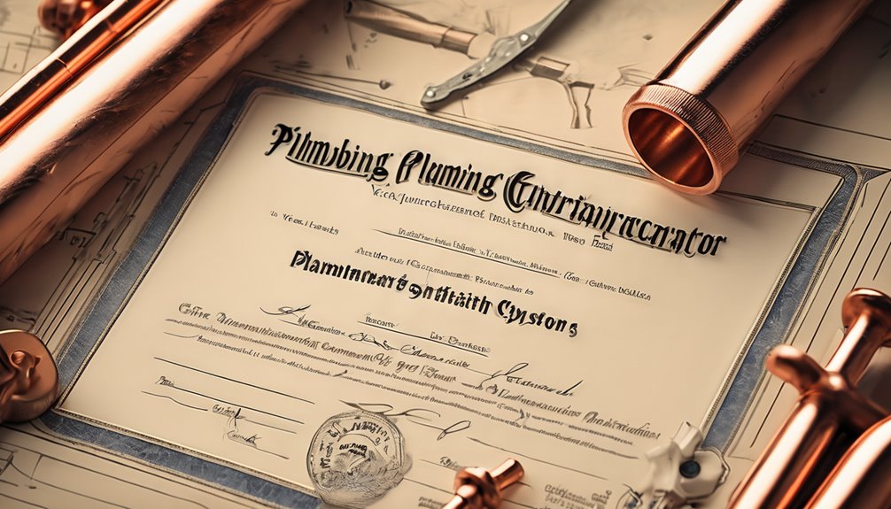 plumbing registration legal requirements