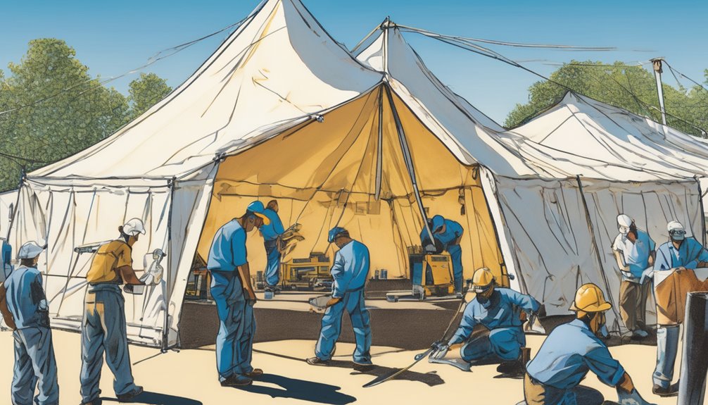 professional tent installation essential