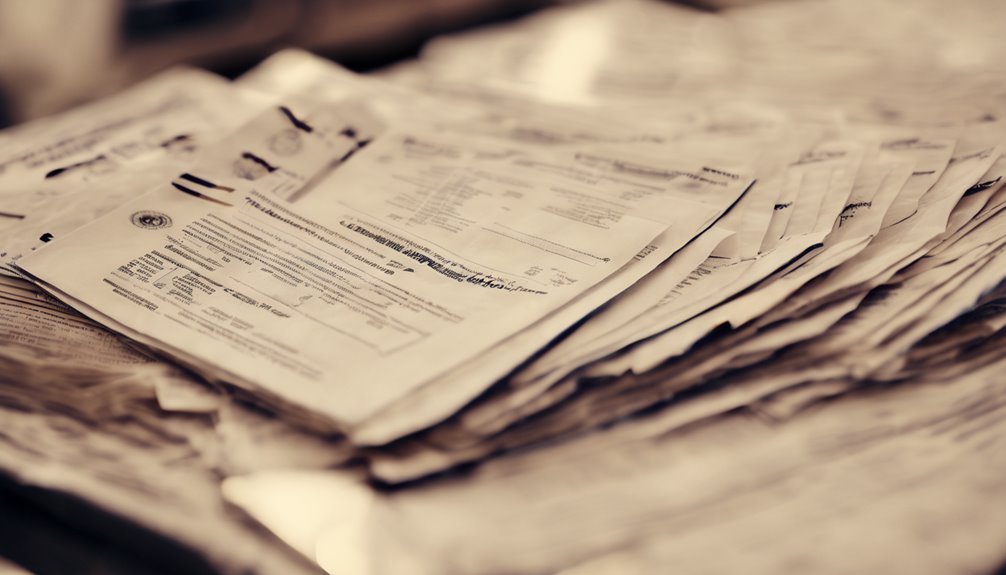 required papers and payments