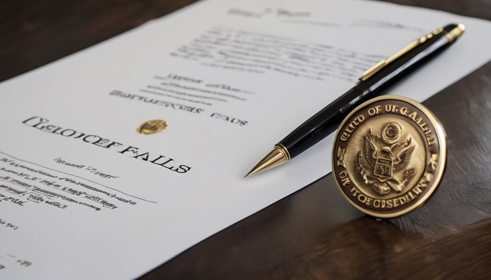 rock falls license compliance