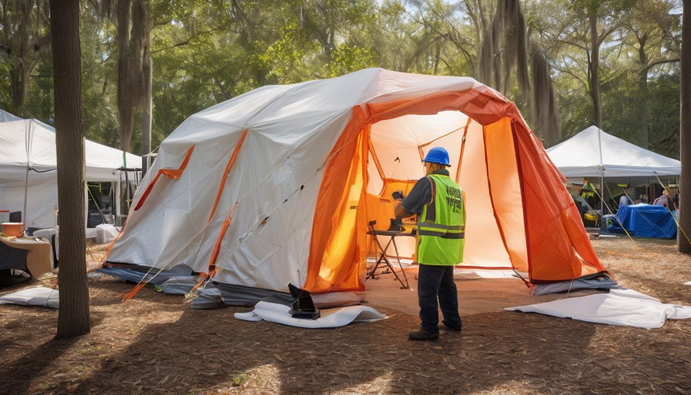 selecting tent contractor wisely