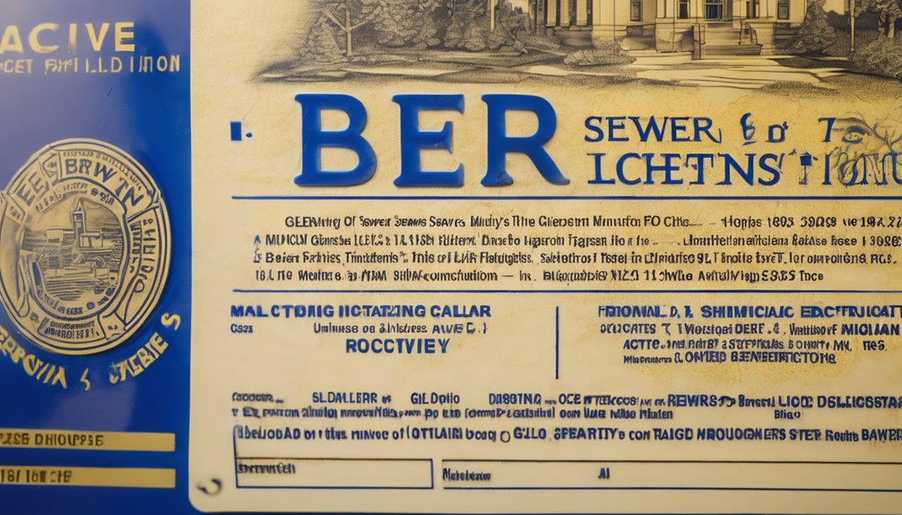 sewer contractor licensing guidelines