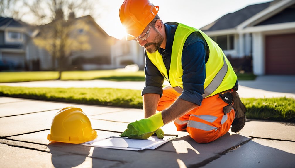 sidewalk contractor license compliance