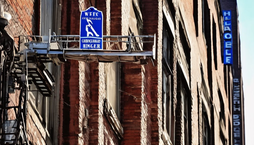 sign hangers in chicago heights