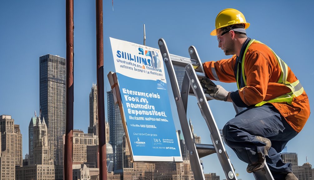 sign installation and maintenance