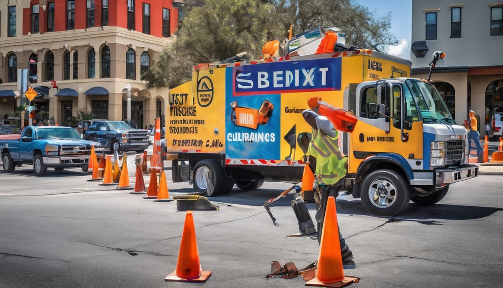 sign installation safety hazards