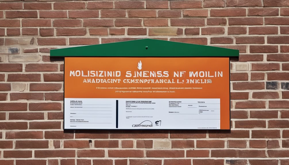 sign placement regulations guidelines