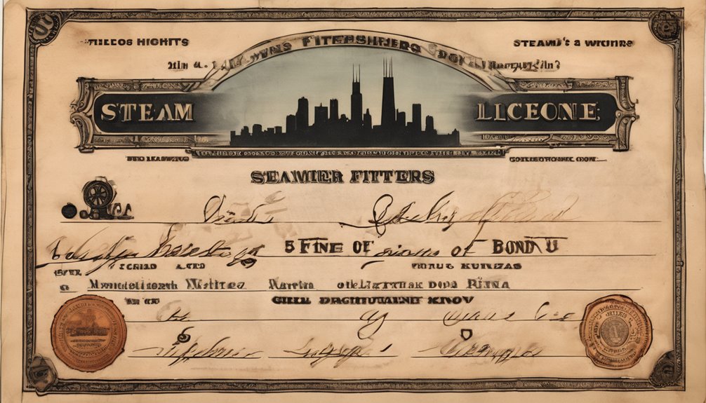 steam fitters licensing chicago heights