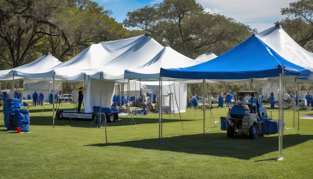 tent installation compliance guidelines