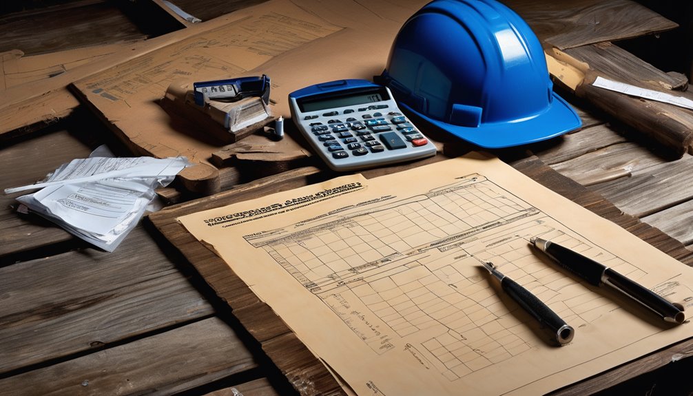 application expenses breakdown detail