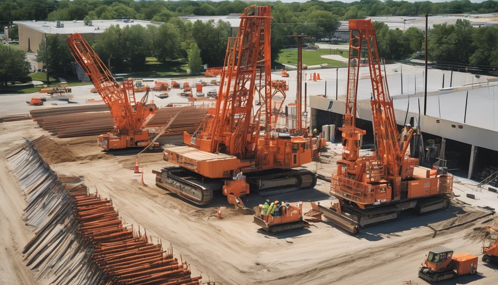 caisson foundation construction technique