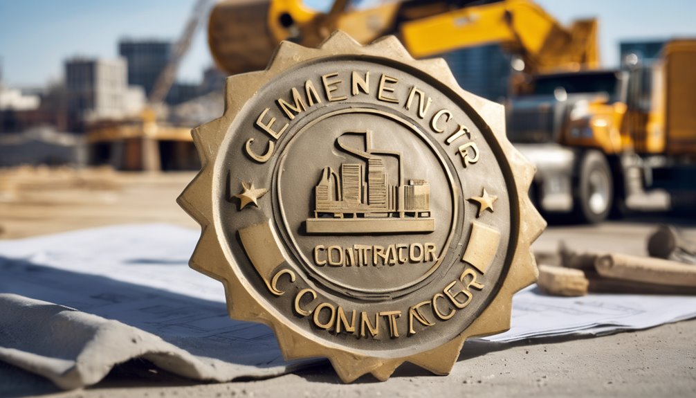 cement contractor eligibility criteria