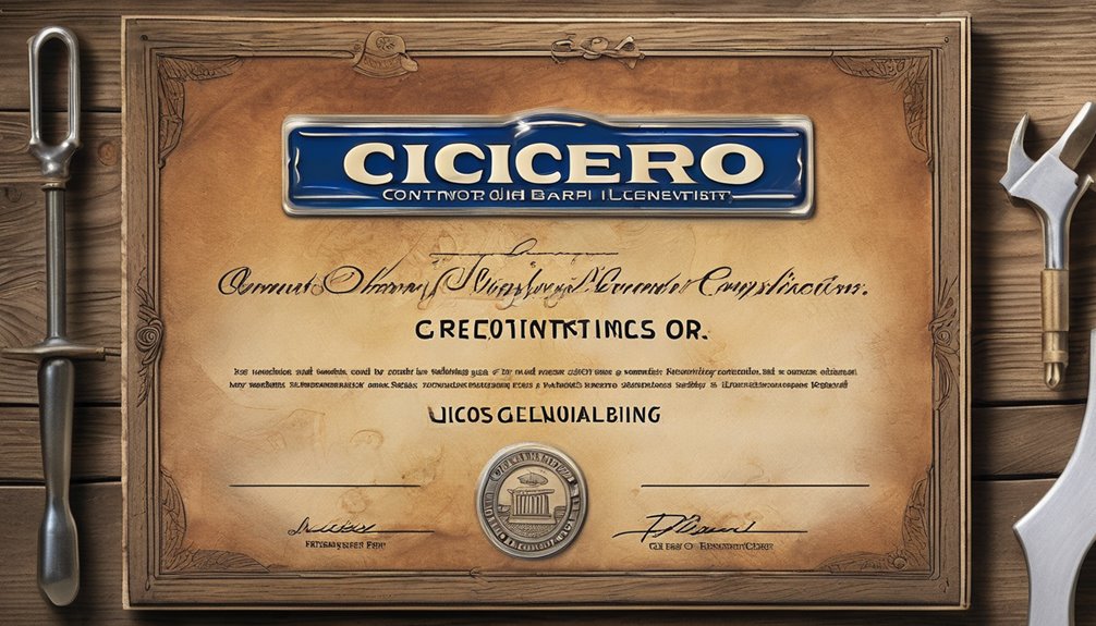 cicero plumber license required