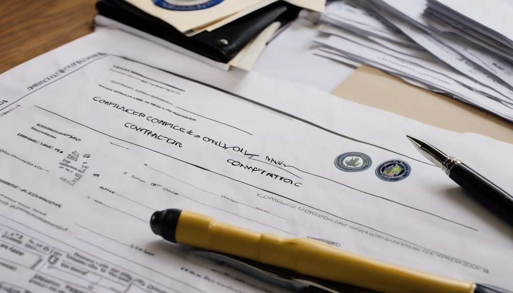 compliance contractor license process