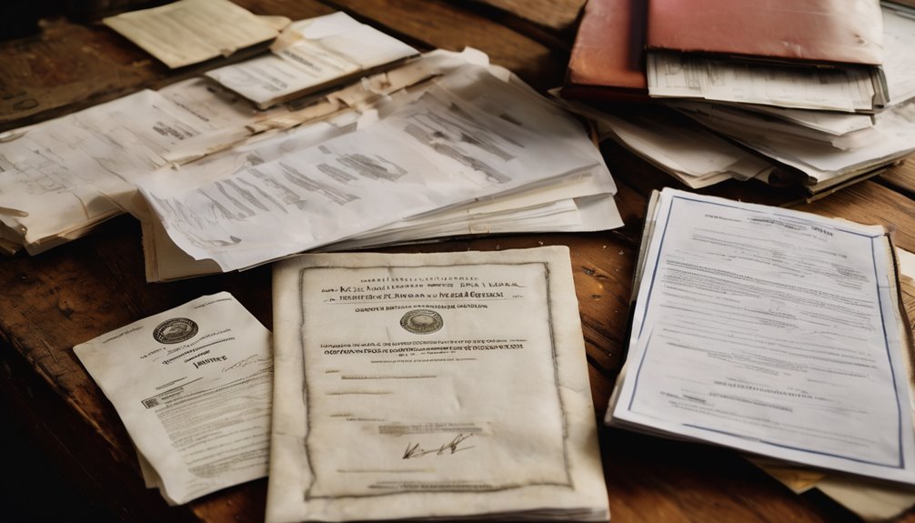 documentation and fee requirements
